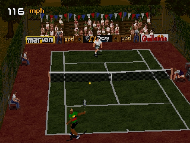 Tennis Arena screenshot 4 for Sega Saturn